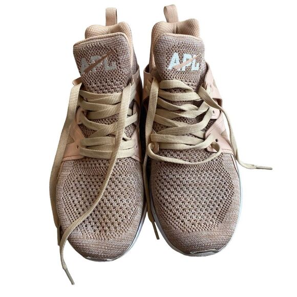 APL Women's 9 Techloom Ascend Rose Gold Sneaker Blush Pink Athletic Sporty Gym - Picture 7 of 10